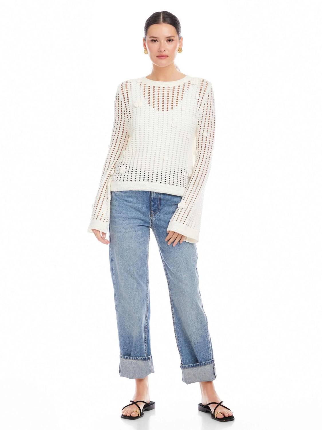 Fifteen Twenty - Liv Crochet Sweater