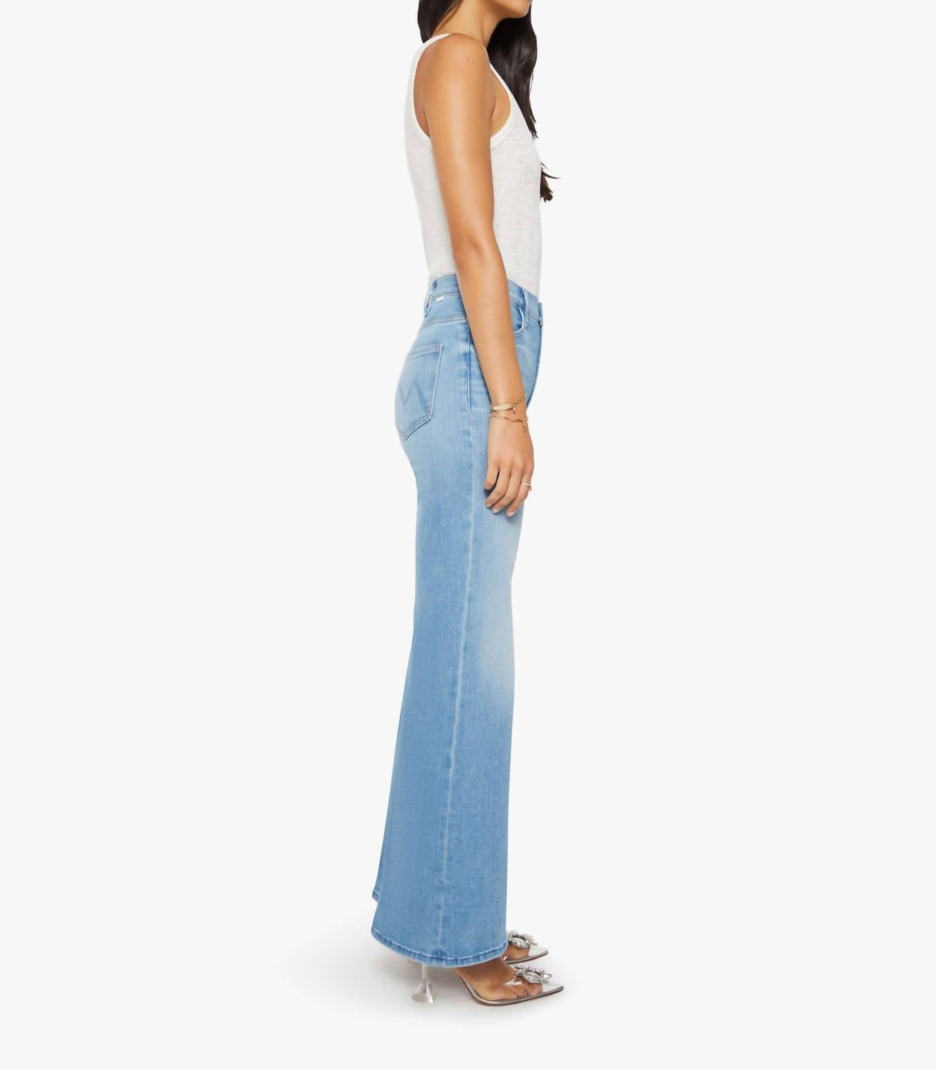 Mother - Hustler Roller Sneak Wide Leg Jeans