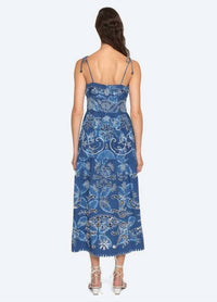 Sea - Liat Embroidered Sleeveless Midi Dress
