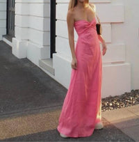 Lusana - Melody Linen Maxi Dress
