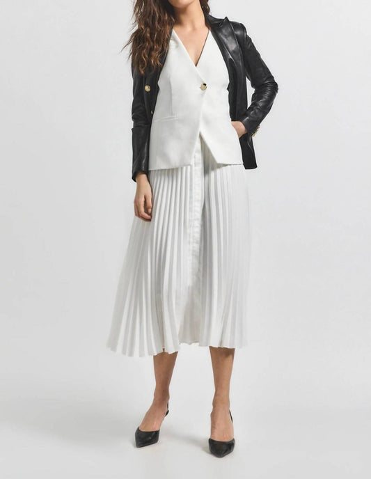 Derek Lam 10 Crosby - Lauren Mixed Media Dress