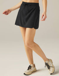 Beyond Yoga - Stretch Woven In Stride Lined Skirt