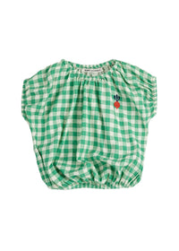 Bobo Choses - Kid's Pixel Sugar Beet Check Blouse