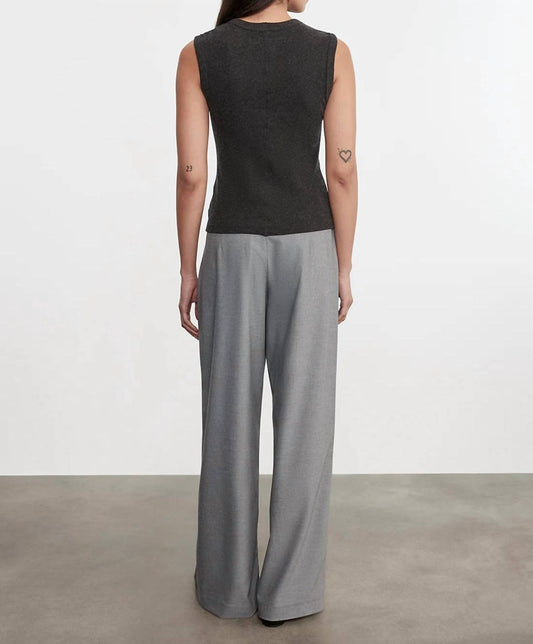 Enza Costa - Cashmere New Classic Sleeveless Crew Top