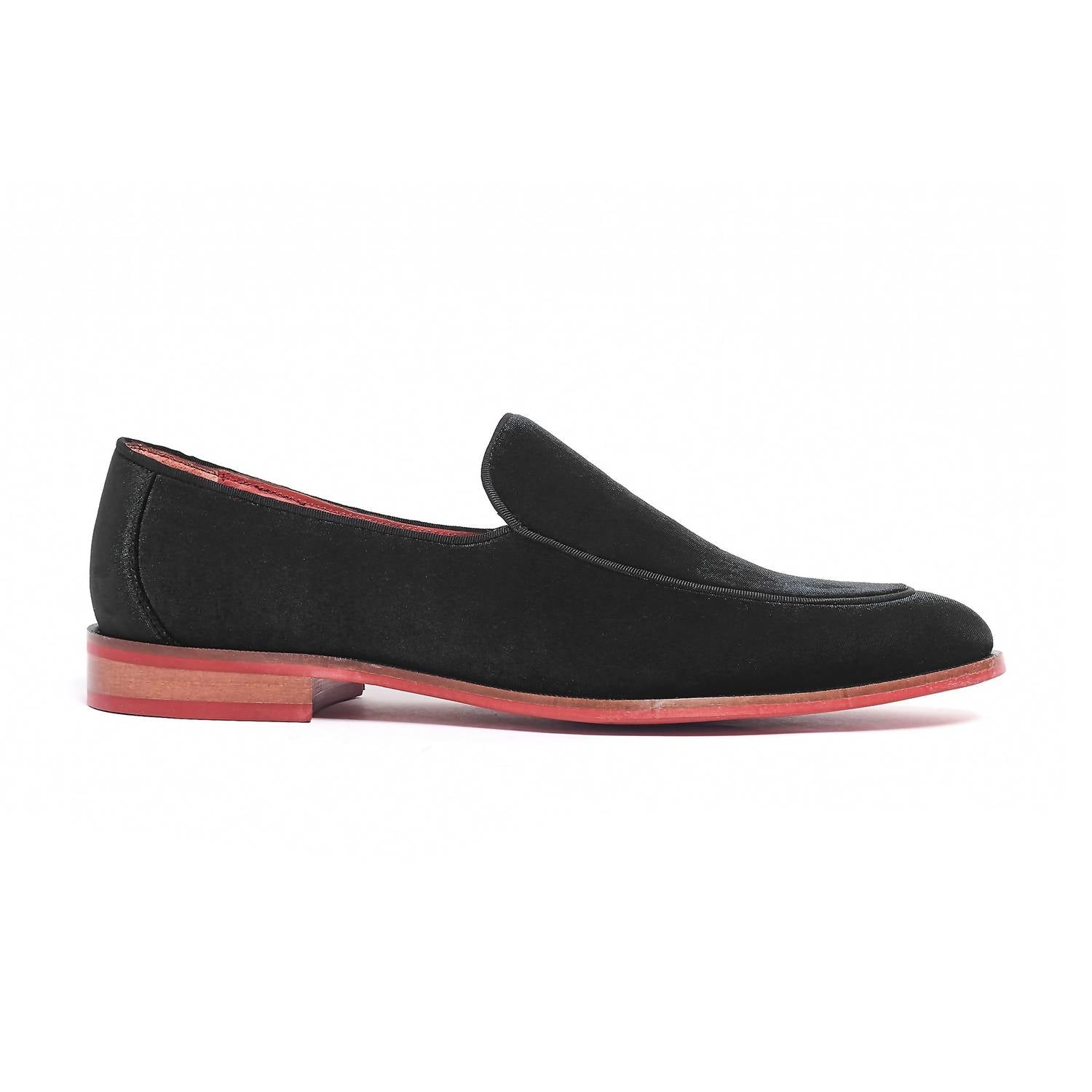 Carlos By Carlos Santana Men's Prince Velvet Loafer in black - men's loafer