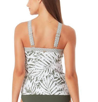 Anne Cole - Palm Breeze High-neck Keyhole Tankini Top