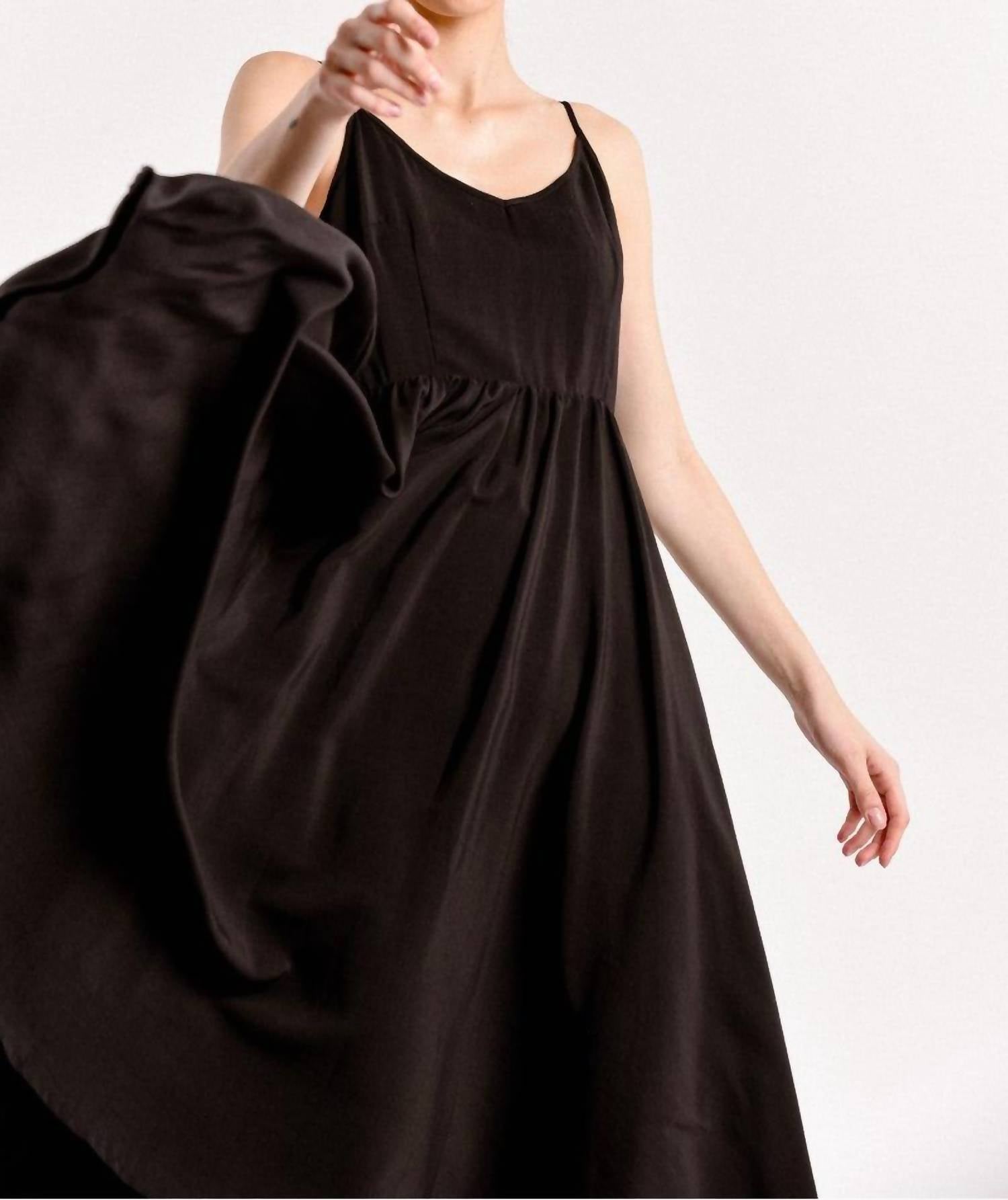 Woven Spaghetti Strap Dress