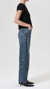 Agolde - Luna High Rise Piece Taper Jeans