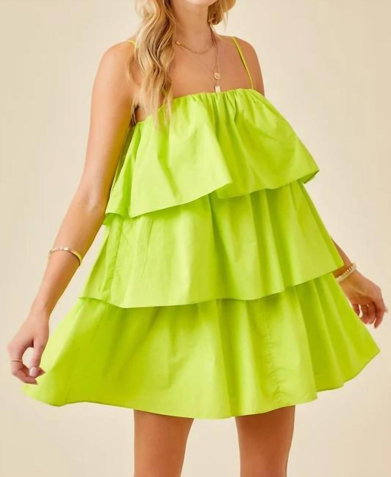 Day + Moon - Natalie Tiered Ruffle Dress