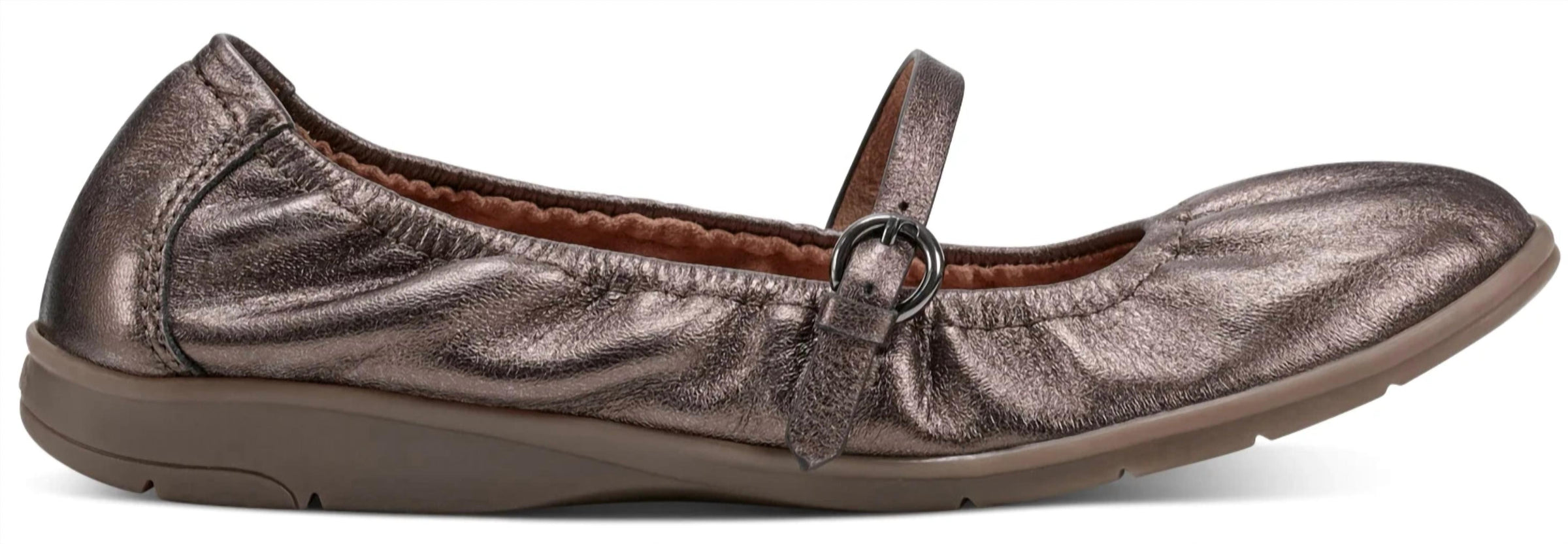 EARTH Women's Korvino Mary Jane Casual Flats in bronze - women's flats