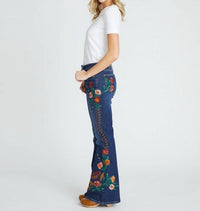 Driftwood - Ombre Etched Eva Jeans