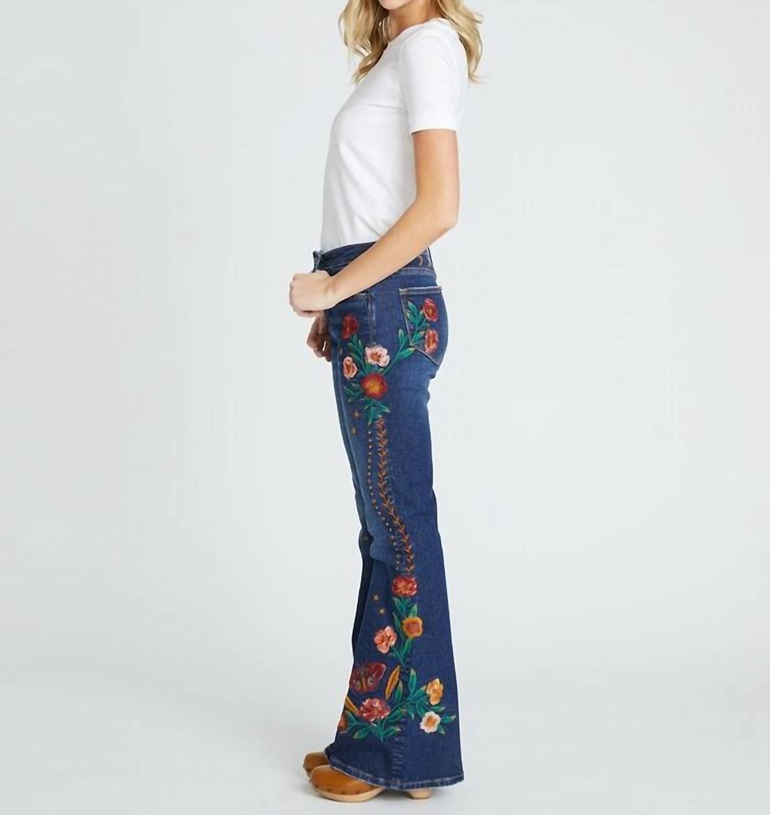 Driftwood - Ombre Etched Eva Jeans