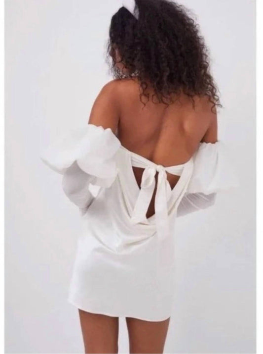 For Love & Lemons - Hazel Mini Dress With Detachable Sleeves And Gloves