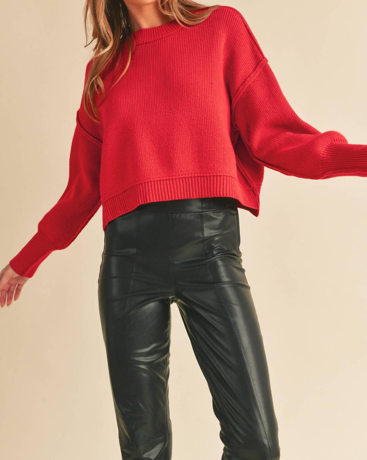Aemi + Co - Layla Boxy Pullover Sweater