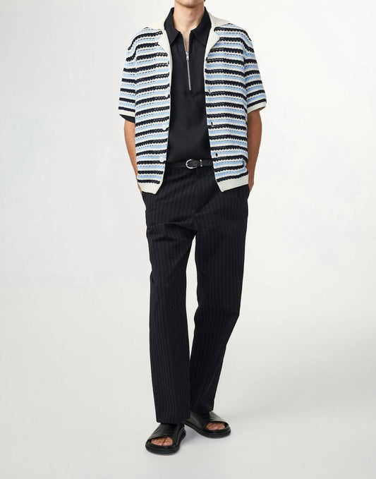Nn07 - Henry Short Sleeve Knit Collar Cardigan