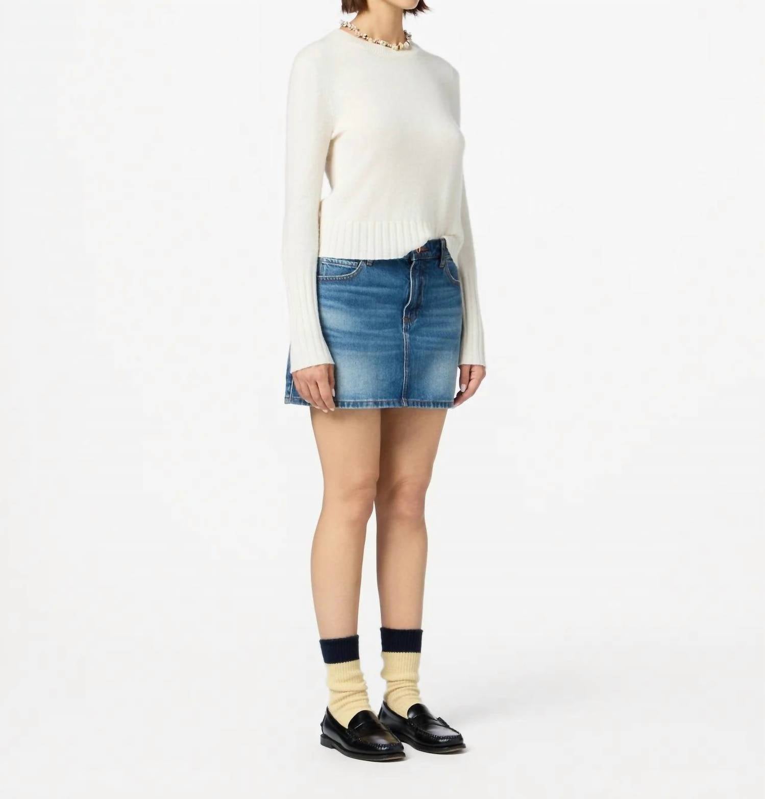 Guest In Residence - Shrunken Crewneck Top