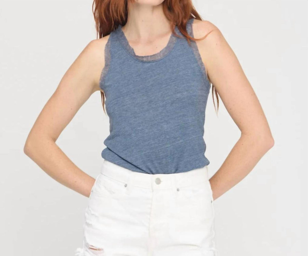 Project Social T - Misty Mesh Trim Tank Top
