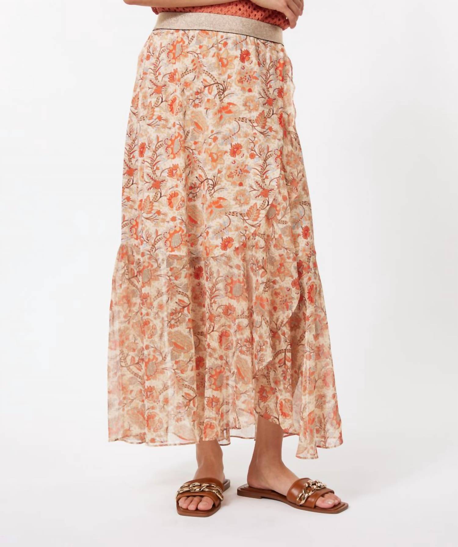 Esqualo - Taylin Touch Of Sun Midi Skirt