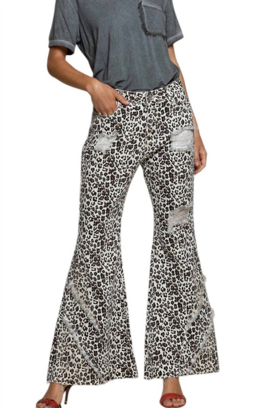 Pol - Leopard Print Pants