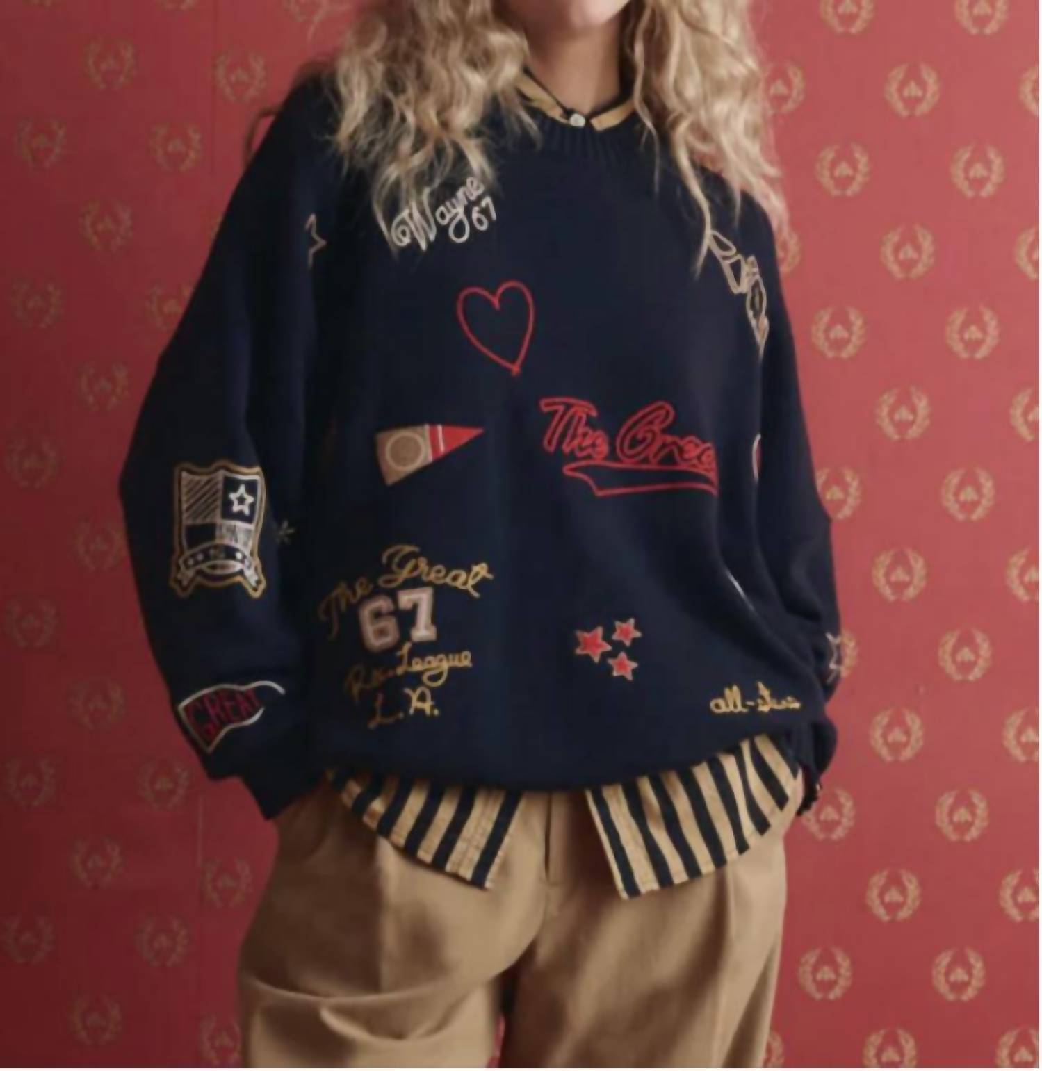 The Great. - Oversize Crew Pullover