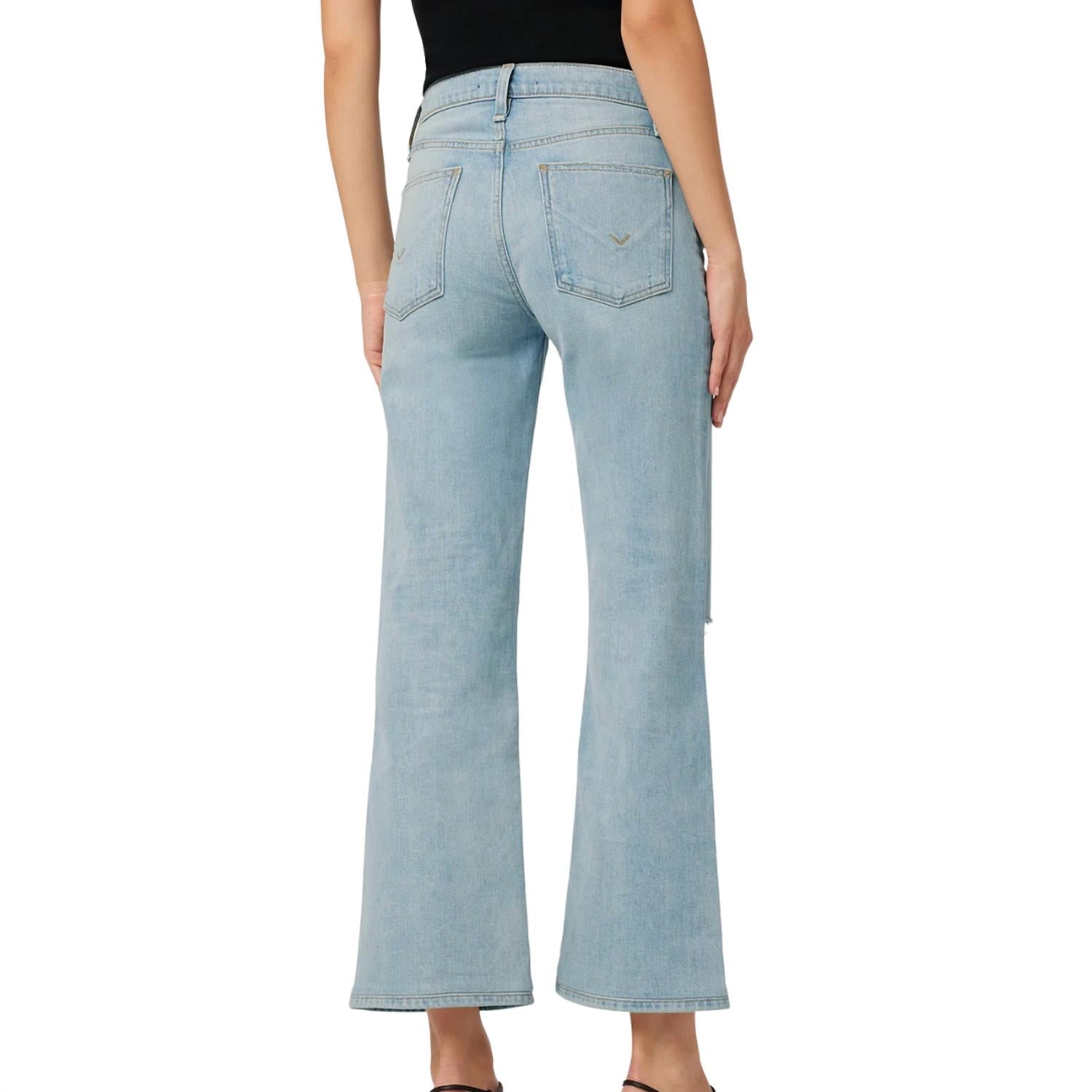 Hudson - Women's Rosie High Rise Wide Leg Ankle Jean