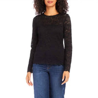 Karen Kane - Long Sleeve Lace Top