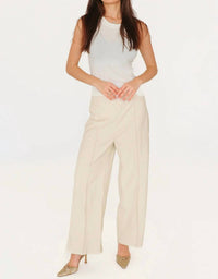 Another Love - Sparkle Wide Leg Vegan Leather Pants