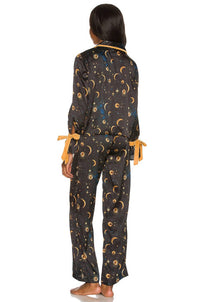 Beach Riot Lee Ann & Brook Set in gold celestial - women's sleepwear - detail view