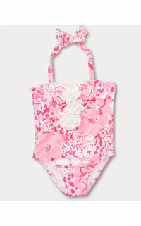 Lilly Pulitzer - Girl's Maddie Flower Swimsuit