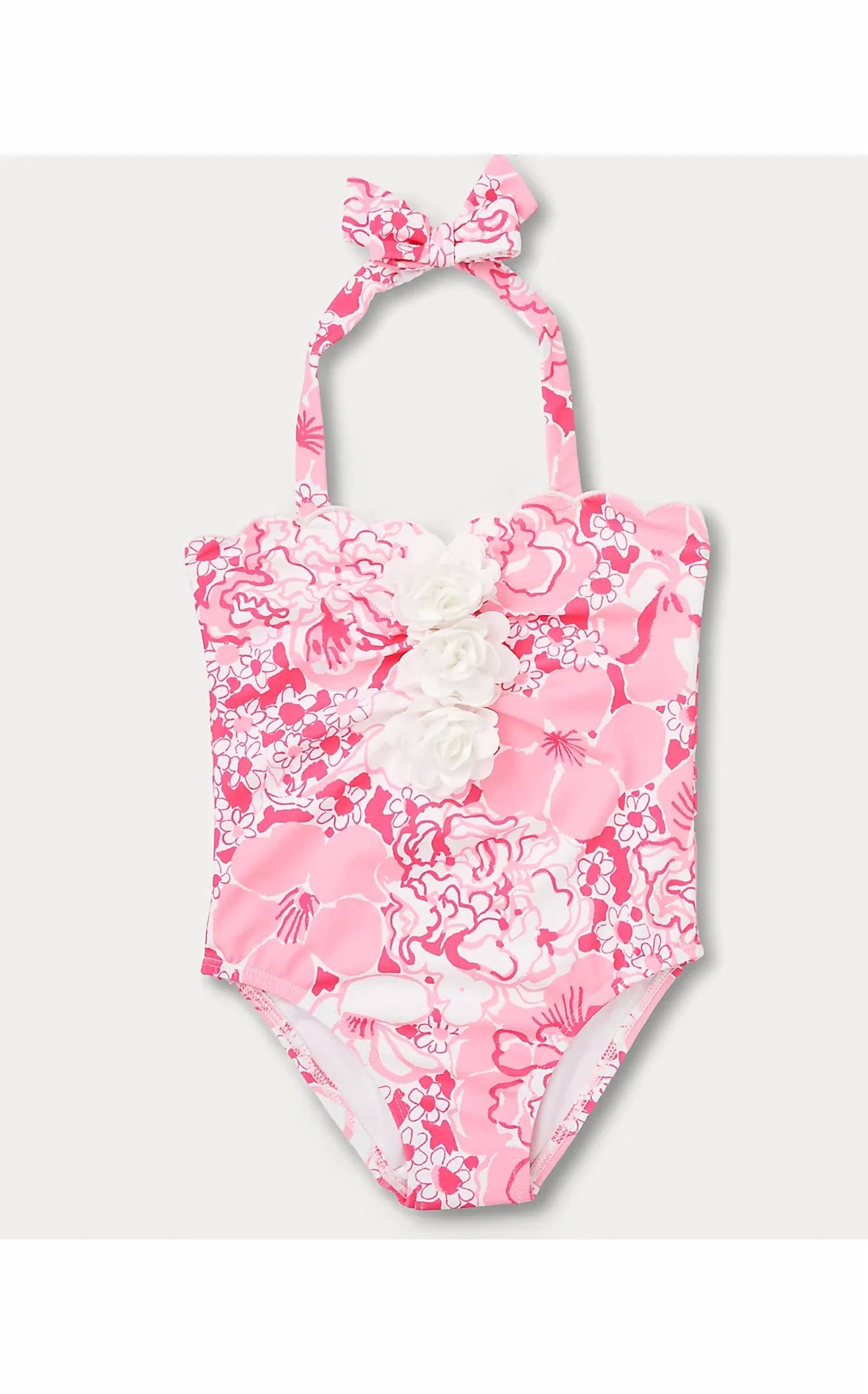 Lilly Pulitzer - Girl's Maddie Flower Swimsuit