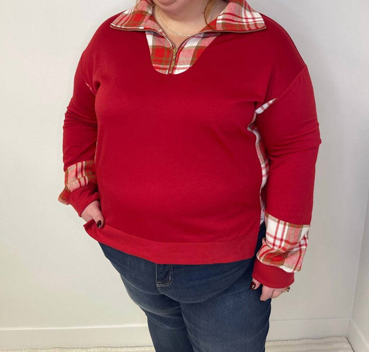 Jess Lea - Juniper Plaid Pullover