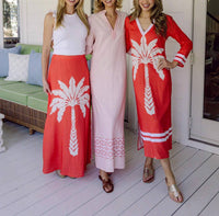 Sail To Sable - Embroidered Caftan