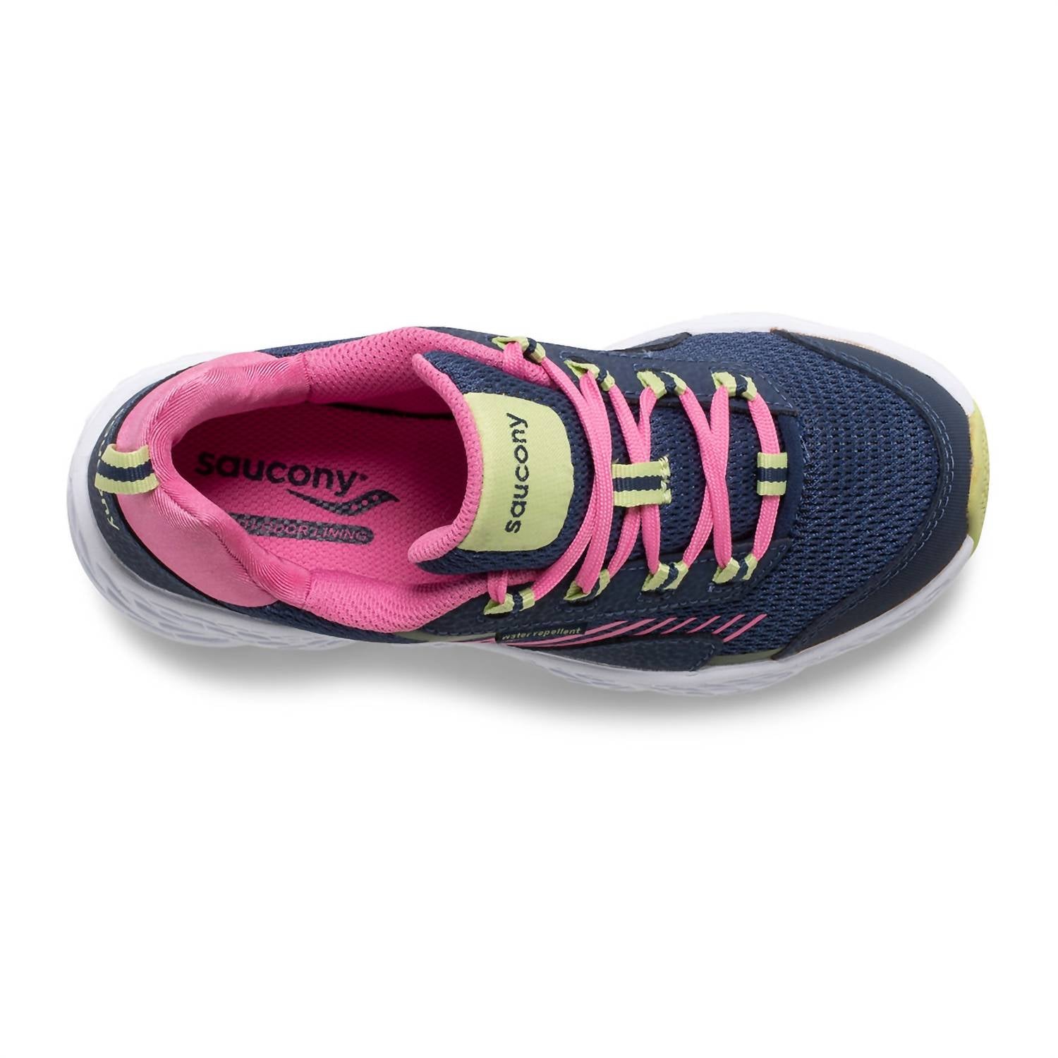 SAUCONY Kid's Wind Sneakers in shield navy pink - kids' sneaker - view 4