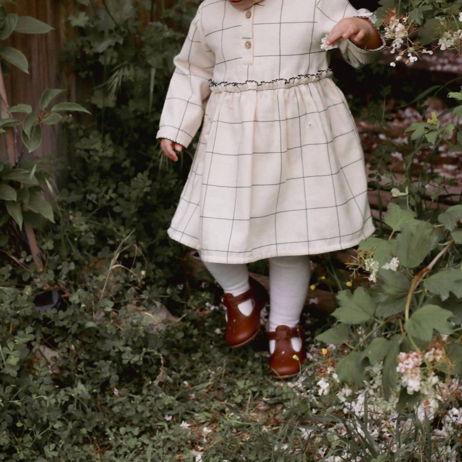 Eli & Nev - Girl's Check Patterned Dress