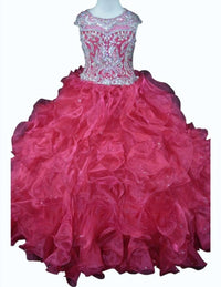 Little Rosie - Girl's Long Pageant Dress