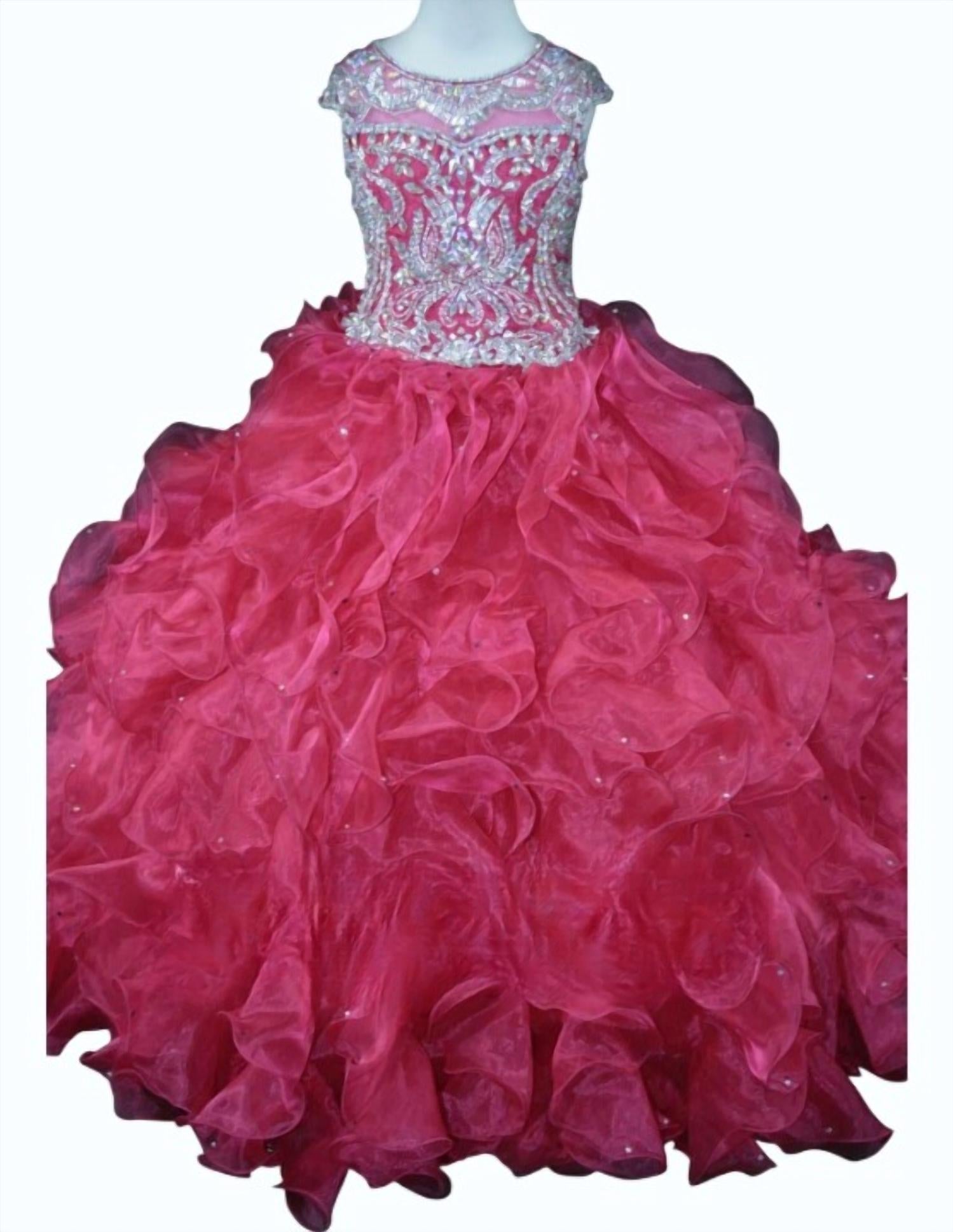 Little Rosie - Girl's Long Pageant Dress