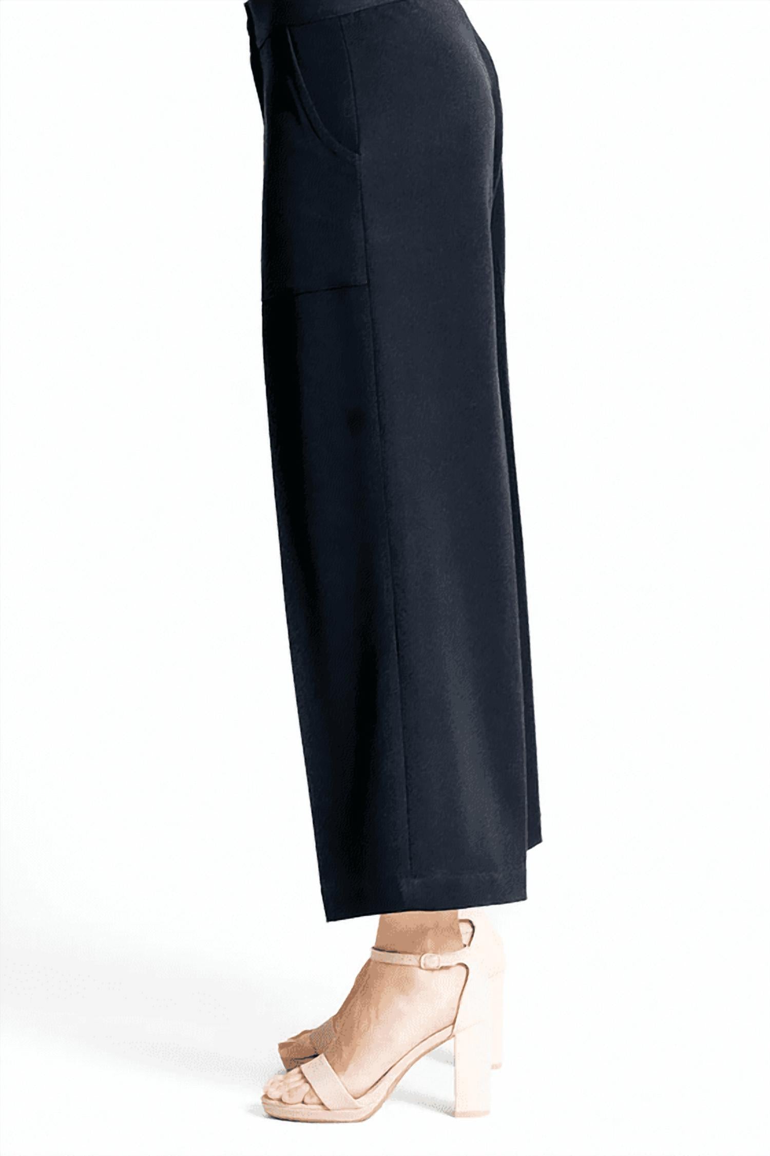 Clara Sunwoo - Woven Twill Cropped Trousers