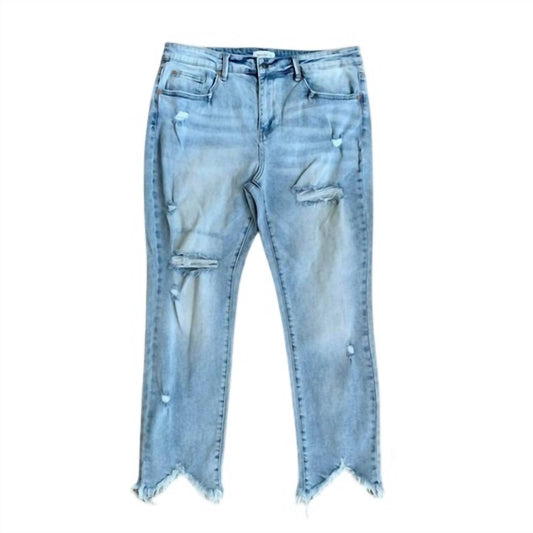 Special A - Women's Distressed Hem Jeans