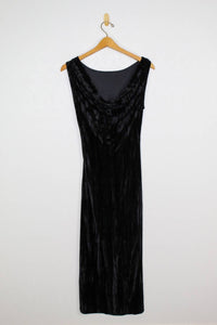 Sage The Label - Masterpiece Cowl Neck Velvet Midi Dress