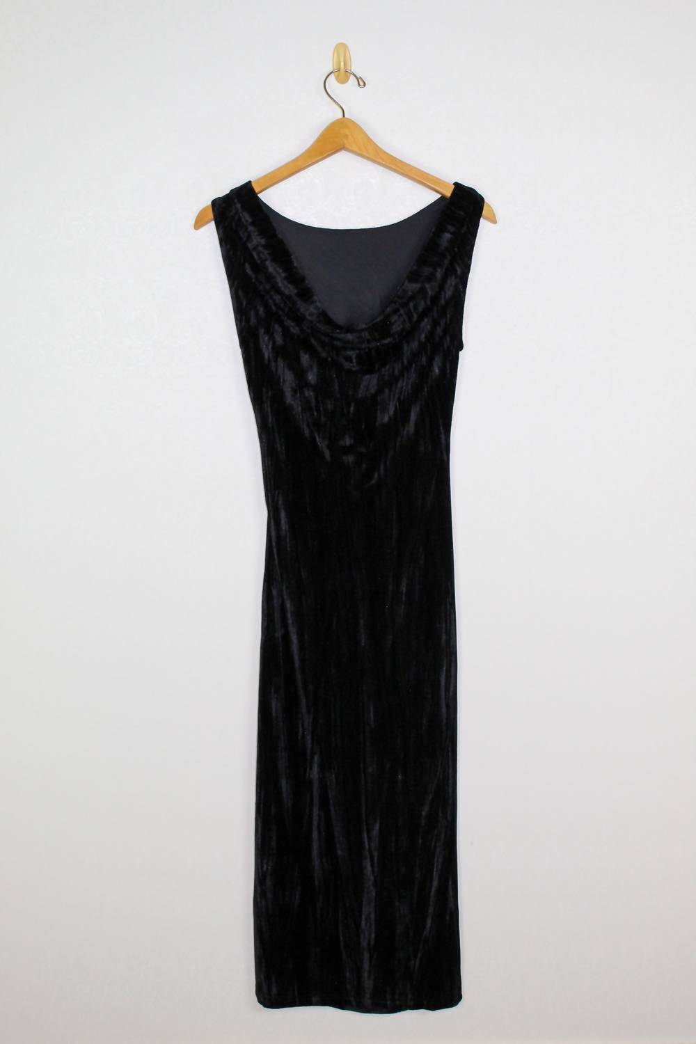Sage The Label - Masterpiece Cowl Neck Velvet Midi Dress