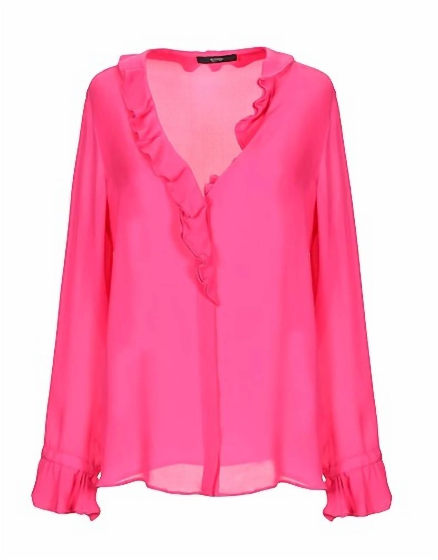 ETRO Women's Silk Top in pink - women's t-shirt - view 28