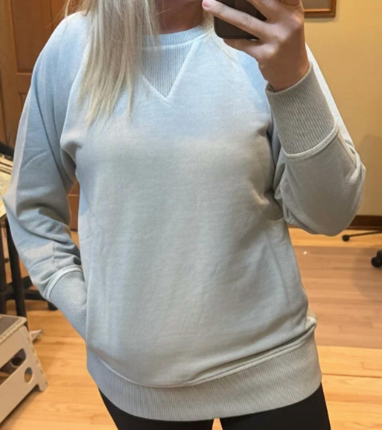 Zenana - Pigment Dyed French Terry Pullover Sweater