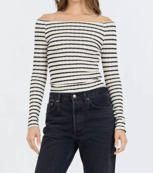 Vintage Havana - Fitted Off the Shoulder Top