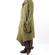 Bodil - Button Up Knit Coat