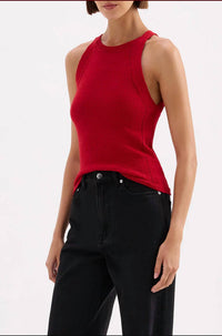 Nude Lucy - Kharis Knit Sleeveless Tank Top