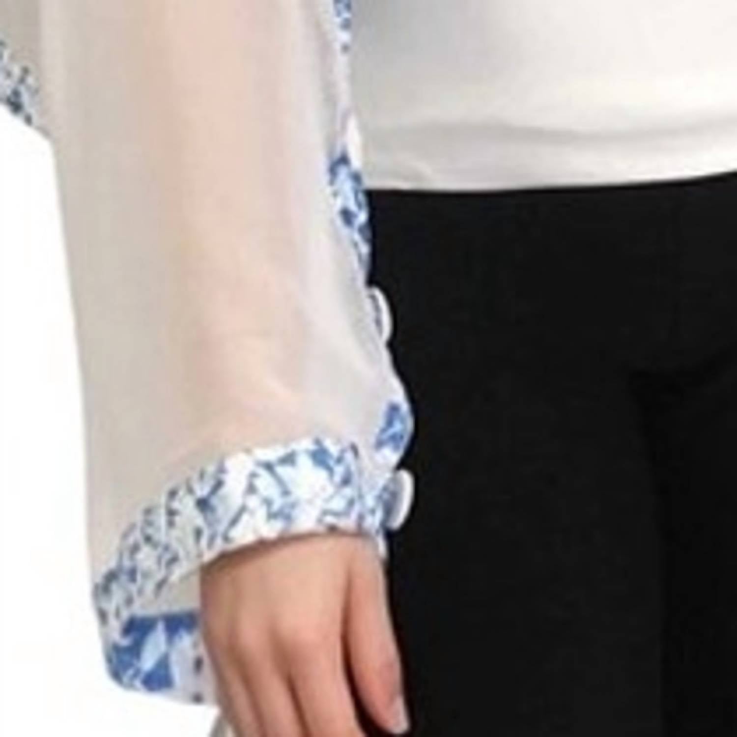 Magic Scarf - Women's Origami Trim Button Shawl Shrug Wrap