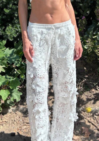 Jocelyn - 3d Floral Lace Pants