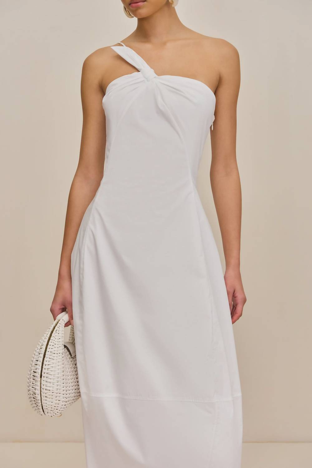 Cult Gaia - One Shoulder Poplin Dress