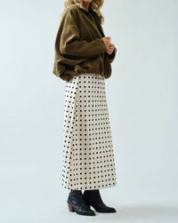 Spice Alley Suede Bomber Jacket in olive - women's jacket - alternate view