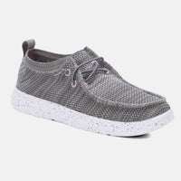 Lamo Women's Michelle Slip-on Sneaker in charcoal - women's sneaker - detail view